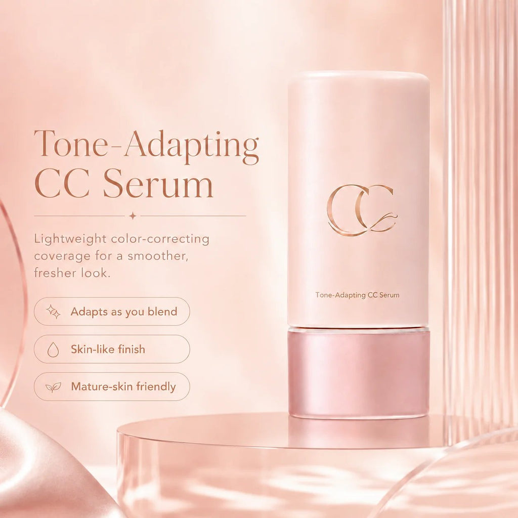 Lightweight Even-Tone CC Serum – Color Correcting & Mature Skin Friendly